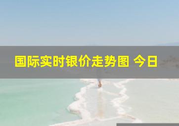 国际实时银价走势图 今日